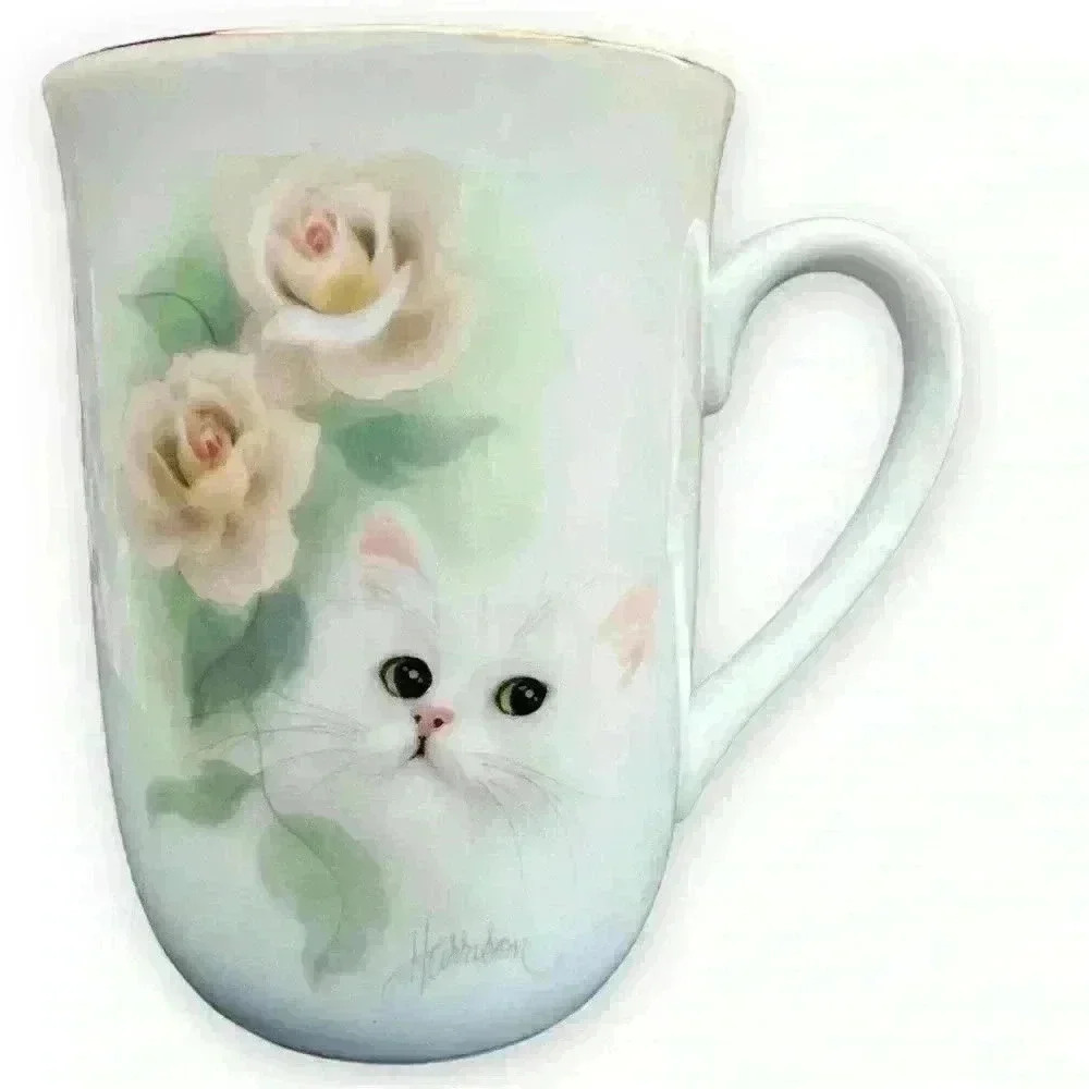 Vintage Otagiri Kitten Cat Mug Design by Bob Harrison Made in Japan